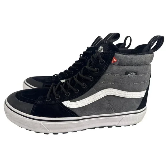Vans Mens Sk8-HI MTE-2 Black/Pewter Suede Hi-Top Sneaker Shoe US M 10.5 - Picture 2 of 10